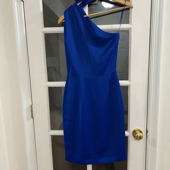 REISS Ennie Cocktail Dress - size 2 - ocean blue - Picture 8 of 9